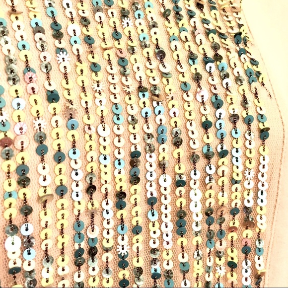 Maeve EUC Taupe Sequin by Anthropologie Top, XS - Picture 6 of 9